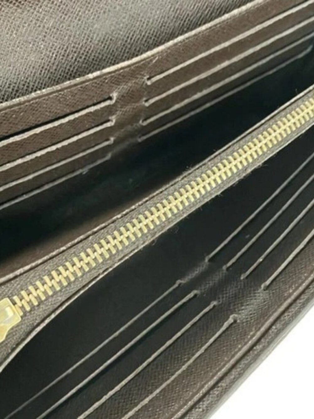 LOUIS VUITTON Portefeuil Sistine N61747 Ebene Damier - CA2150 Long Wallet - Picture 4 of 15